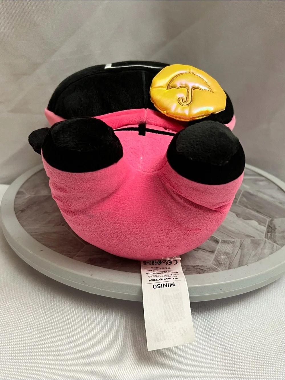 Squid Game Pink Guard 10” Plush Netflix Square Mask Umbrella Miniso